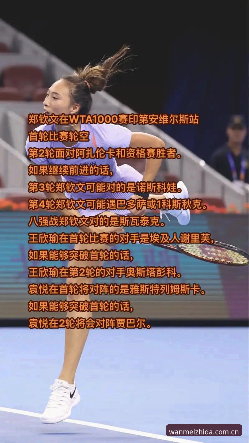 完美体育全面评测：法网女单抽签揭晓，郑钦文保分压力下的观赛攻略